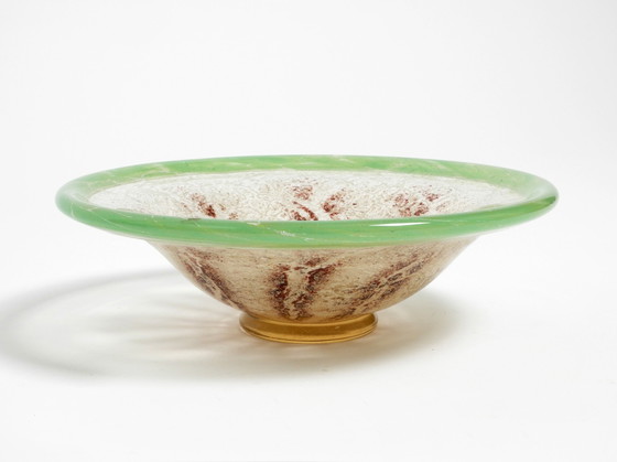 Image 1 of Tre belle ciotole in vetro colorato degli anni '30 di Karl Wiedmann per WMF Ikora | ø30, ø27,5 e ø24