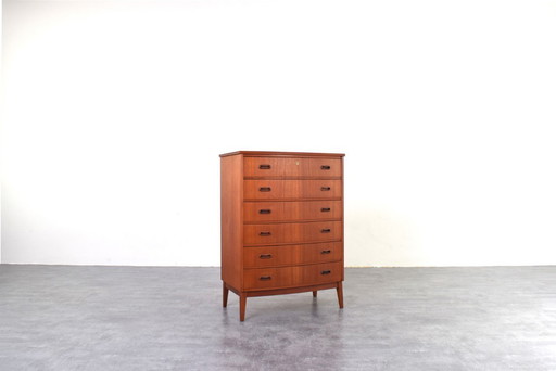 Commode en teck danoise du Mid Century, années 1960.