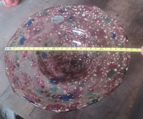 Image 1 of Coupe à fruits en verre d'art, Galerie du verre Willingen