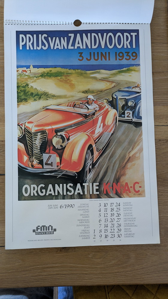 Image 1 of Calendario vintage 1990 Holland Posters (società finanziaria)