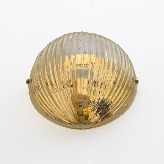 Image 1 of Pareja de candelabros modernos Vistosi de cristal de Murano