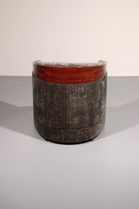 Image 1 of Art-Deco-Sessel, Entwurf von Frits Schuitema, mit Tisch, 1980