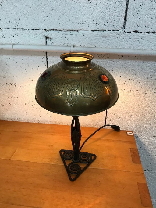Antique Art Nouveau lamp