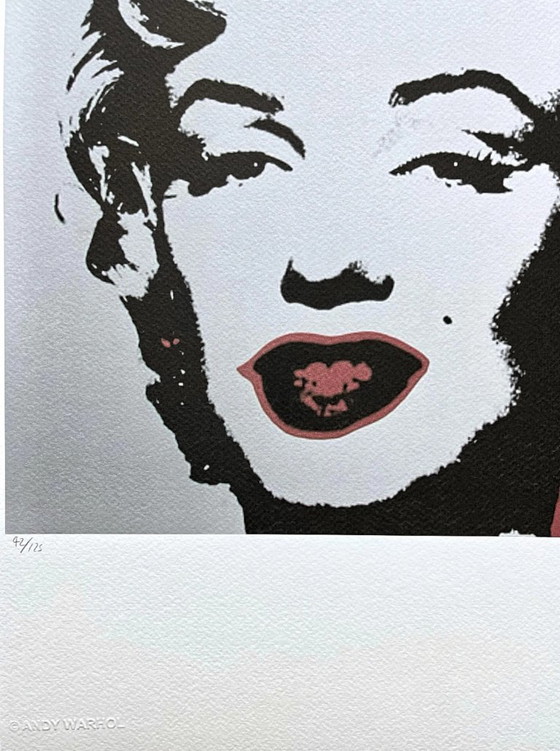 D'après Andy Warhol, Marilyn Monroe, années 1980, lithographie – Lithographies et sérigraphies, Paper (photo 3 of 7)