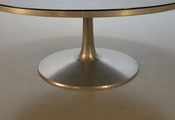 Image 1 of Distinguished Handpainted Large Coffee Table by Poul Cadovius & Designed by Susanne Fjeldsøe Mygge for Cado, Denmark, 1970s