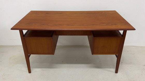 Image 1 of Gunnar Nielsen Teak Desk for Tibergaard, 1960s.