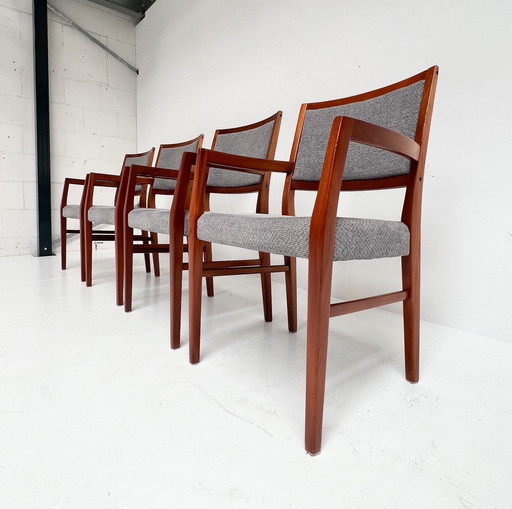 Set of 4 Swedish Design Chairs by Svegards Markaryd, 1960's