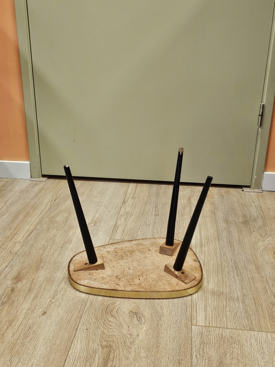Table d'appoint vintage en forme de haricot, table pour plantes, petite table, table de chevet (photo 7 of 7)