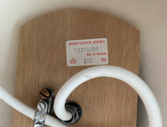 Image 1 of Keramische tafellamp van Hustadt Leuchten jaren 70