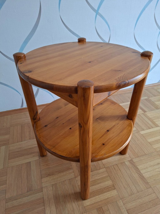 Mesa auxiliar/mesa de centro original de Rainer Daumiller (Hirtshals Savværk, años 70)