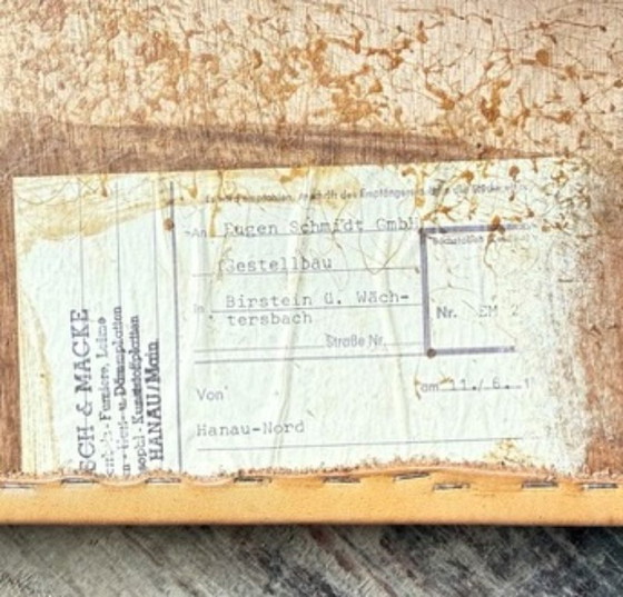 Image 1 of Set di poltrone girevoli vintage in pelle color cognac di Eugen Schmidt