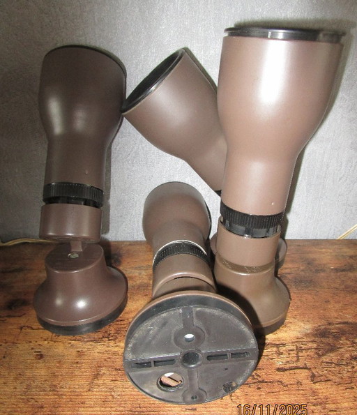 4x Philips spotlight, Coolbeam serie, jaren zeventig