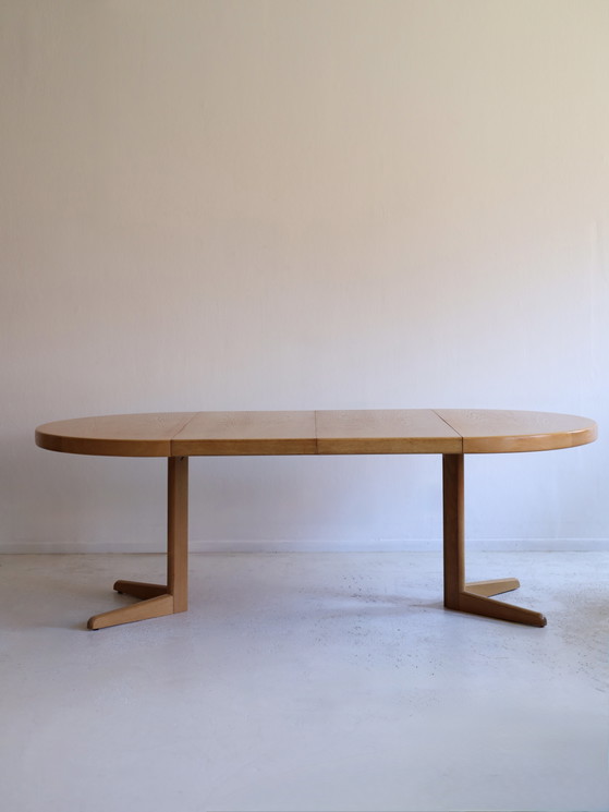 Extendable Oak Dining Table – Wood (photo 4 of 10)