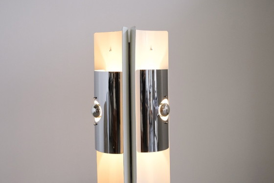 Image 1 of Lampadaire italien chromé