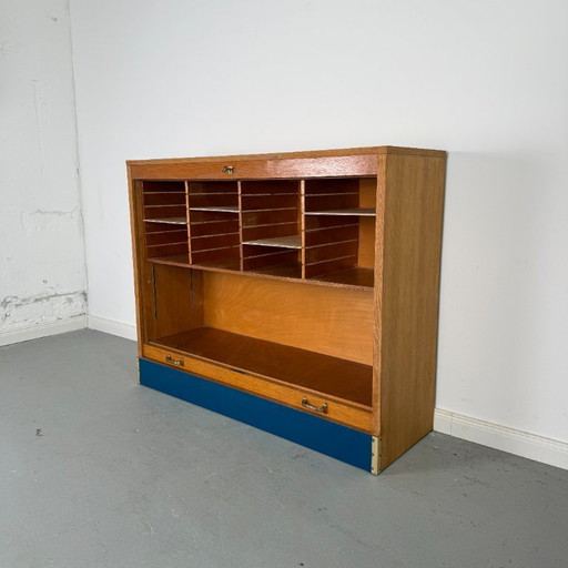 Roller shutter cabinet in Mid - Century design, 1960s