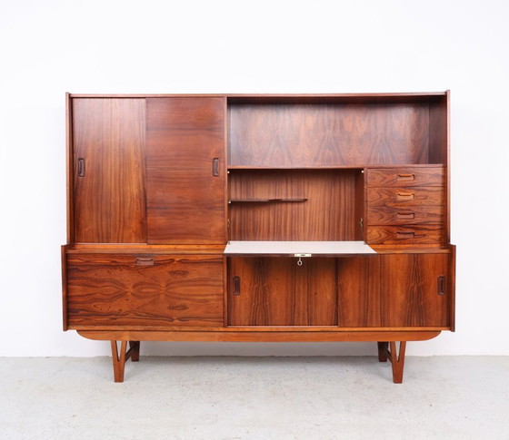 Image 1 of Vintage Dutch design buffet cabinet with asymmetrical layout, 1960s
