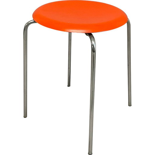 Tabouret vintage par Arne Jacobsen pour Fritz Hansen
