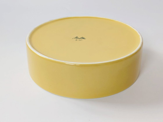 Image 1 of Vintage Melitta Fruit Pattern Serving Bowl, 1970s German Stoneware