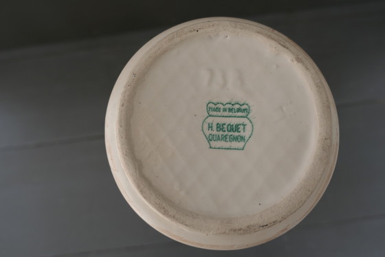 Image 1 of Vintage H. Bequet Quaregnon Vase 738