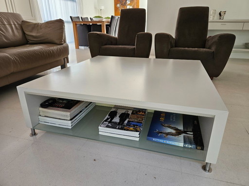 Salontafel Deja Vu 1.10m x 1.10m zandkleur 