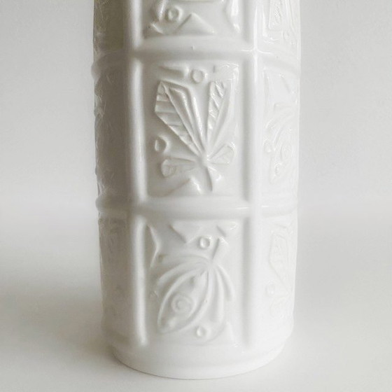 Image 1 of Jarrón Bay de Alemania Occidental, blanco, años 50