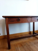 Bauernhof Tisch Oder Rustikales Büro Um 1920