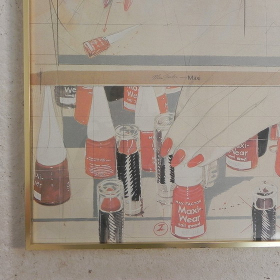 Image 1 of Poster Steven Scheffer Max Factor eind jaren 70