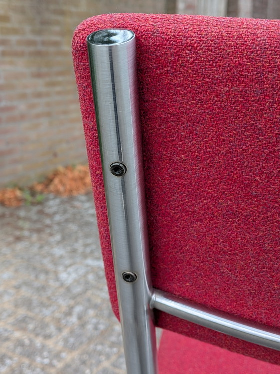 Originele Martin Visser SB 07 Barkruk voor 't Spectrum - Rood – Barkrukken, Wool, rvs (photo 8 of 13)