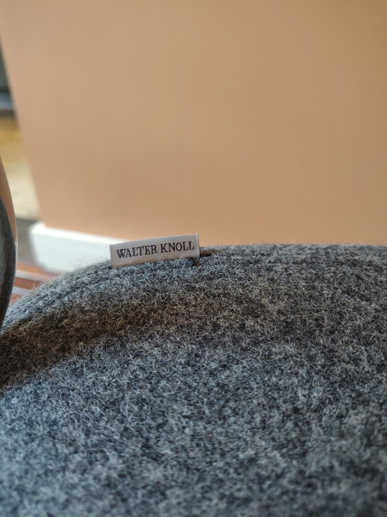 Grey Armchair Walter Knoll 369 – Metal, Wool (photo 4 of 5)