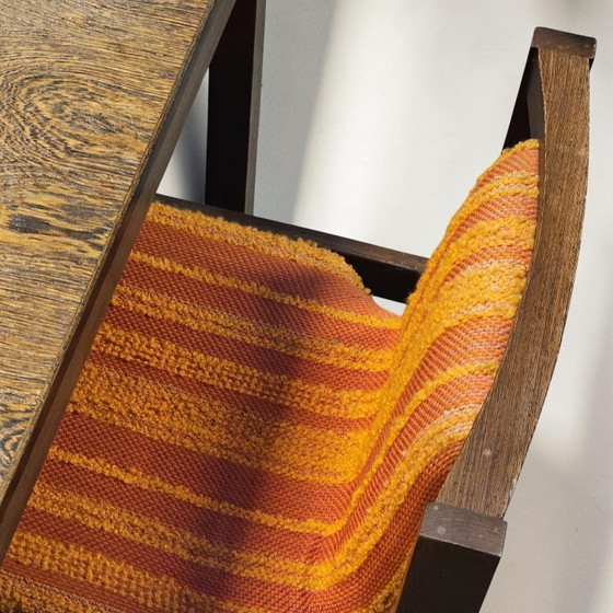 Image 1 of Ensemble de salle à manger style années 70 – table et 6 chaises