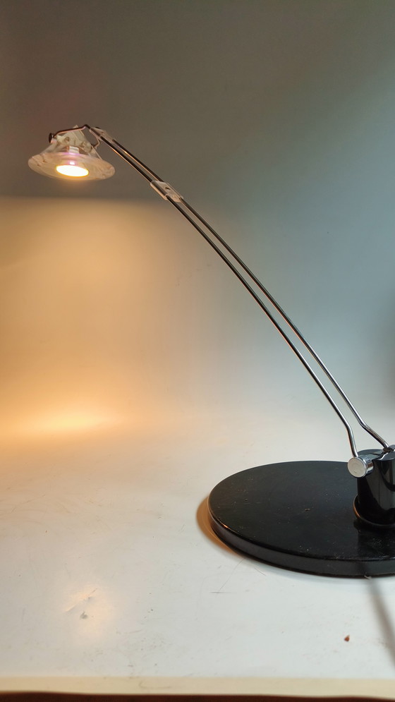 Image 1 of Modernist 1980s plexiglass desk lamp