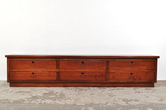 Image 1 of Antike Mahagoni-Kommode / Fernsehschrank, 1930er Jahre