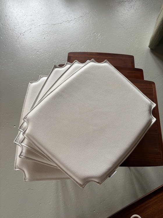 Image 1 of Carl Hansen Wishbone Chair leather seat cushions original