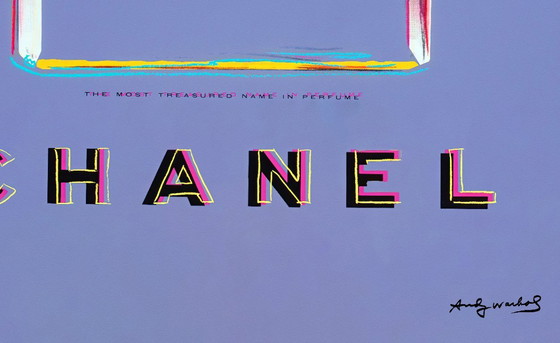 Image 1 of Chanel poster created by Andy Warhol - 50× 70cm