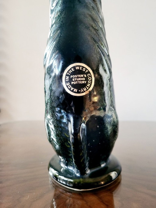 Vintage keramieken waterkan of vaas, Fosters studio Pottery Gurgle