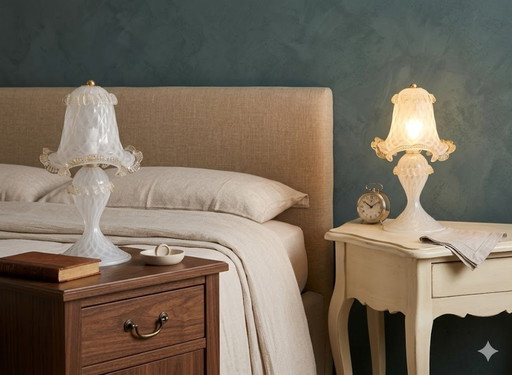 set de lampes  de Murano champignon