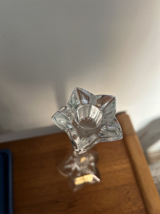 Image 1 of Candelabro Nachtmann in cristallo a forma di tulipano/stella