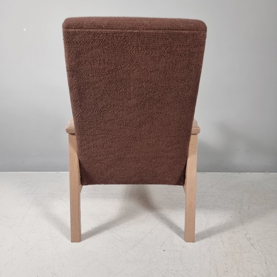 Vintage Armchair , 1990s – Textile, Wood (photo 2 of 10)