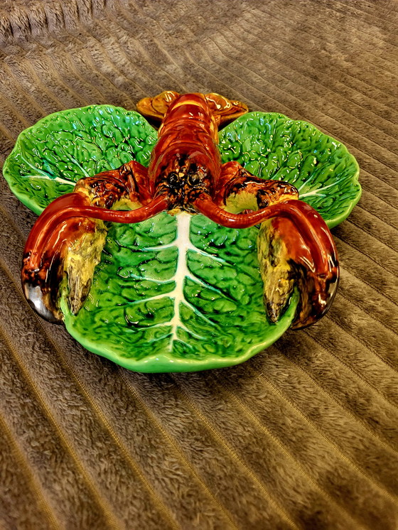 Image 1 of amuse bowl vintage in maiolica Bordallo Pinheiro