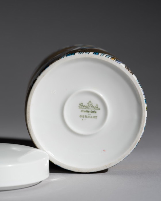 Image 1 of Alain Le Foll & × Tapio Wirkkala Rosenthal Porcelain Vase & Lidded-Box Set