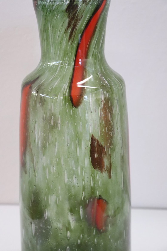 Image 1 of Gran jarrón italiano de cristal de Murano, década de 1960