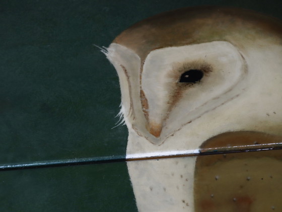 Image 1 of Table With Painting After Jan Mankes