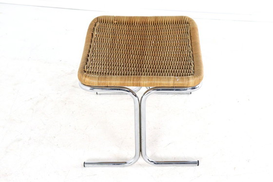 Image 1 of Dirk van Sliedregt voor Gebroeders Jonkers voetenbankje vintage 