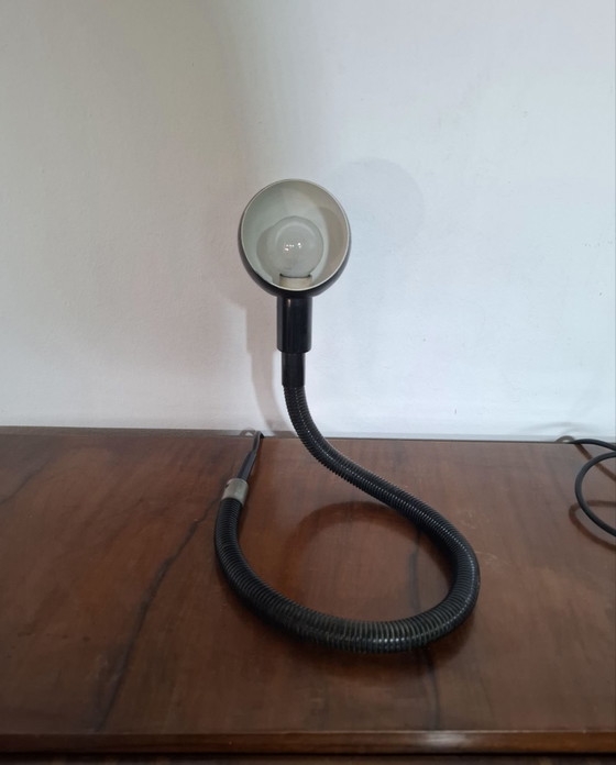 Table Lamp Valenti Hebi Grossa Isao Hosoe.1969, Lampade da tavolo, Metallo, Plastica, Nero (foto 11 di 12)