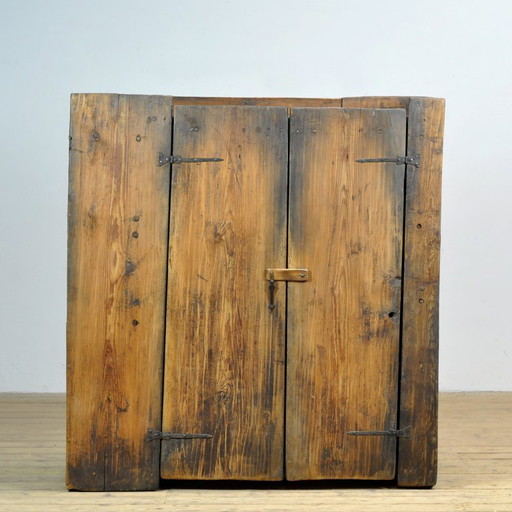 Armario despensa de roble, circa 1820