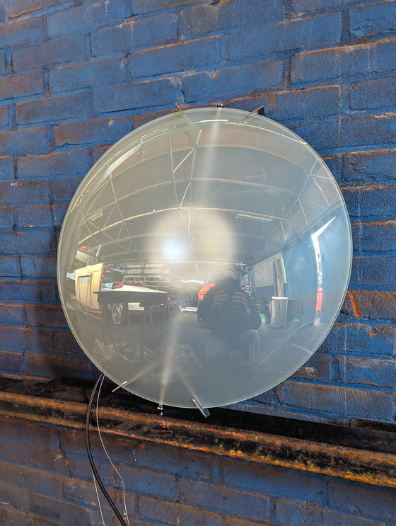 Image 1 of Vintage Spaceage Hanglamp Glas/Staal Arpyen