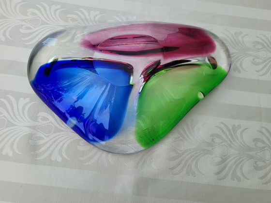 Image 1 of Original F&M Ballerina Murano Sommerso Bowl 32 x 20 cm