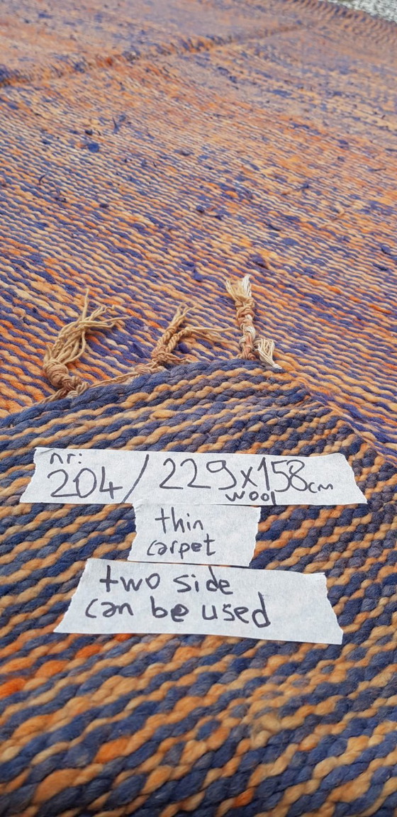 Image 1 of Handgeknoopt Berber kleed wol 229x158cm