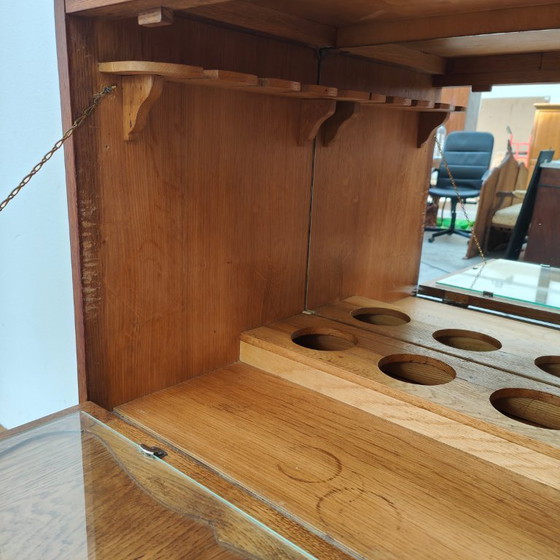 Image 1 of Meuble bar ancien, meuble à boissons, petit meuble bar