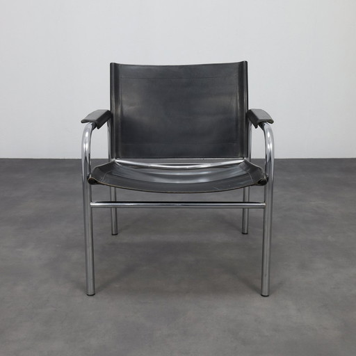 Leather Armchair “Klinte” by Tord Björklund for Ikea